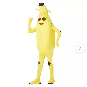 Kids Yellow Banana Fortnite Peely Costume